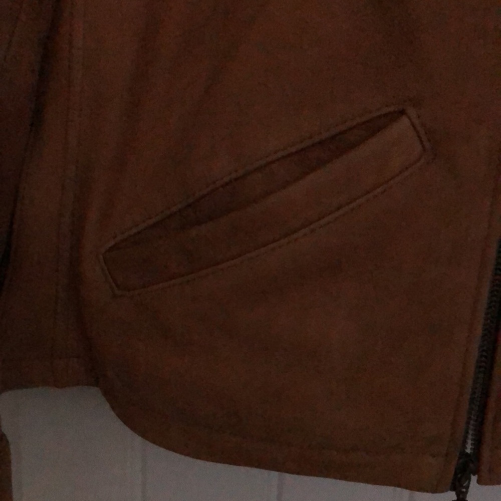 Leather Bomber Jacket - image 3